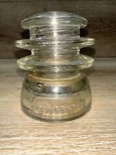 Vintage Glass Electric Insulator Hemingray #56 Clear Made In USA picture