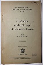 Geology Southern Rhodesia Geological Survey Bulletin WH Swift 1961 picture