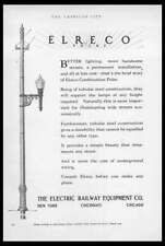 1926 Elreco Street Lighting Electric Railway Equip Cincinnati OH Trade print ad picture