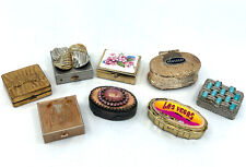 Pillbox Trinket Rouge Compact Ashtray Mixed Lot 8 Vintage 1940s to 70s Small picture