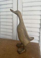 Vintage Wood Look Duck Figurine Home Decor picture
