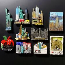 NEW YORK America Tourism Travel Souvenir Trip 3D Resin Refrigerator Magnet K1 picture