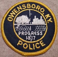 KY Owensboro Kentucky Police Shoulder Patch (3In Diameter Mini) picture