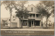 LYNDON CTR. VT G.W.RINES GENERAL STORE ANTIQUE REAL PHOTO POSTCARD RPPC  picture