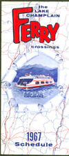 Lake Champlain Ferry Crossings Schedule 1967 picture