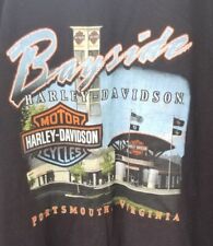 Harley Davidson Cycles Sz 3XL Sleeveless Tshirt Black Bayside Portsmouth VA picture