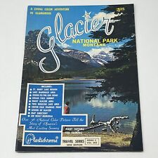 1963 Glacier National Park Montana Plastichrome Colorpicture Souvenir Guide Book picture
