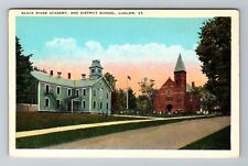 Ludlow VT-Vermont, Black River Academy, Antique, Vintage Postcard picture