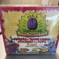 Brain Straining Doodlewonkers Sealed Box Cards Puzzles Games Toys Stickers 1998 picture