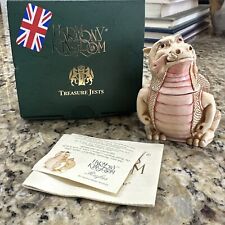 2002 Harmony Kingdom Red Dragon Rufus Trinket Box Signed And Numbered #/5000 picture