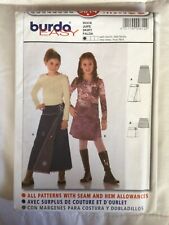Vintage 2000’s Burda sewing pattern 9814.  Girls skirt size 7-14 picture