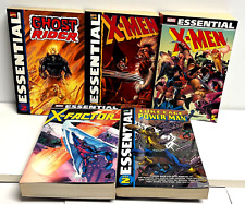 Marvel Essential Lot of 5 Books X-Men Ghost Rider Luke Cage X-Factor Comics 2006 picture