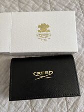 Creed Leather saffiano leather Wallet - Black  8 x 1.7 ml vails Mens fragrance picture
