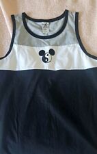 Disney Parks Authentic Vintage Mickey Mouse Ears Yin & Yang Tank Top Adult M picture