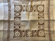 S/4 Stunning Table Runner Dresser Scarf ,Mats, and tablecloth Drawn thread work picture