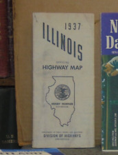 1937 Illinois Official Highway Map picture