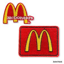 McD McDonald's McDonalds Fast food Patch Embroidered Iron On Patch picture