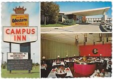 Vintage CAMPUS INN Welcome To Purdue Boilermaker Country 1960s Roadside Postcard picture
