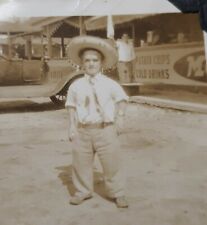 vintage photo Dwarf man named Bennie Mexican hat 1930s picture