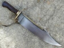 Alamo Musso Bowie Knife Carbon Steel Bowie For Hunting Handmade Camping Knife picture