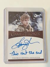 Game Thrones Autograph Inscription Auto signature Jojen Reed Thomas Sangster HBO picture