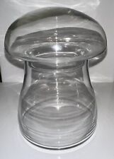 Vintage 70’s Libbey Mushroom Glass Jar Terrarium Canister Crystal Creations 6