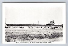 Olathe KS-Kansas, Santa Fe Trail Motel, Advertisement, Antique Vintage Postcard picture