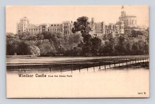 Antique Old Postcard LONDON WINDSOR CASTLE from HOME PARK c1904-1906 picture