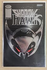 SHADOWHAWK #1,Image Comics, Who Is Shadowhawk Silver Stamped Foil Cover 🔥MINT🔥 picture