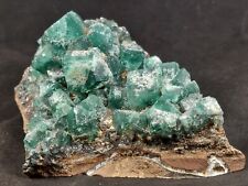 Green Blue Fluorite Crystals Rogerley Mine England SW + LW UV Fluorescent Rocks picture