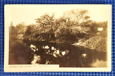Vintage 1929 Annapolis River at Middleton Nova Scotia Canada RPPC Postcard picture
