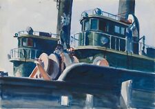 Edward Hopper : Two Trawlers : 1923-24 : Archival Quality Fine Art Print picture