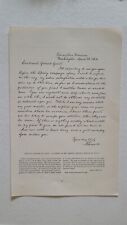 Abraham Lincoln God-Speed Letter to Ulysses S. Grant 1888 Civil War Sheet picture