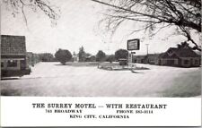 Vintage Postcard Surrey Motel and Restaurant King City California B3 picture