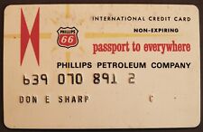 Vintage 1966 Phillips 66 International Credit Charge Card Passport To Everywhere picture