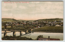 Postcard 1908 Landscape view of Bloomsburg, PA. from the East picture