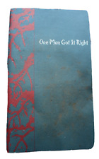 Vintage 1995 One Man Got It Right Dave's Cigarettes Advertisement Booklet picture