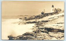 Postcard Pemaquid Lighthouse, Maine RPPC A193 picture