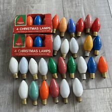 Vintage C9 Glow Bright Lot Of 35 Bulbs Christmas Lights picture