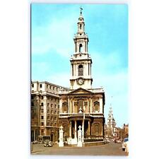 Postcard UK England London St. Mary Le Strand Church James Gibbs arch. -00259 picture