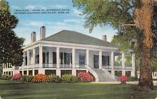 Gulfport Biloxi MS Mississippi Beauvoir Civil War Plantation Mansion Postcard T8 picture