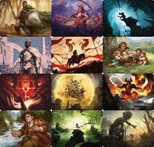 Magic MTG LOTR Lord of the Rings Art Series Gold Stamped 81 Cards Full Set picture