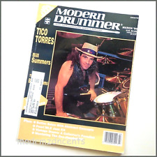 MODERN DRUMMER - March 1990 - TICO TORRES - Bon Jovi + Boris Williams - The Cure picture