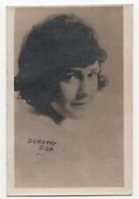 1919 Dorothy Gish Movie Star Card Rare KINEMA Theater Give Away Photo Lost Film picture