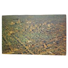 Postcard Springfield The Capital City Of Illinois Aerial View Chrome Posted picture