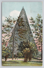 Confederate Monument Hollywood Cemetery Virginia 1909 Antique Postcard picture