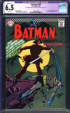 BATMAN #189 CGC 6.5 WHITE PAGES R // 1ST SILVER AGE APPEARANCE OF SCARECROW 1967 picture