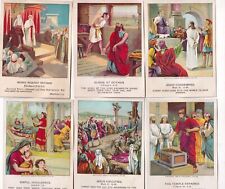 1800's Victorian Trade Card Lot -Little Pilgrim Lesson Pictures -Religious -#B2 picture