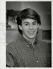 1989 Press Photo Deerfield Academy Student John Fichthorn of Darien, Connecticut picture