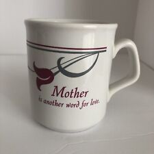 Mother’s Day Cup Rose Bud Made In England Coffee Tea Vintage Collectors picture